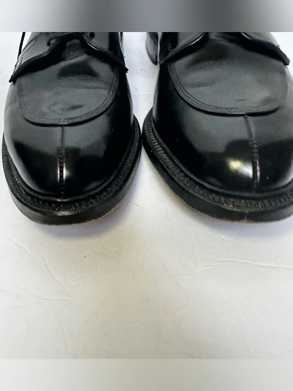 Allen Edmonds Men’s Black Walton Oxfords Lace Up Split Front Dress Shoes-Size 11